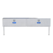 Bright Aluminum 96" Double-Door Topside Truck Tool Box