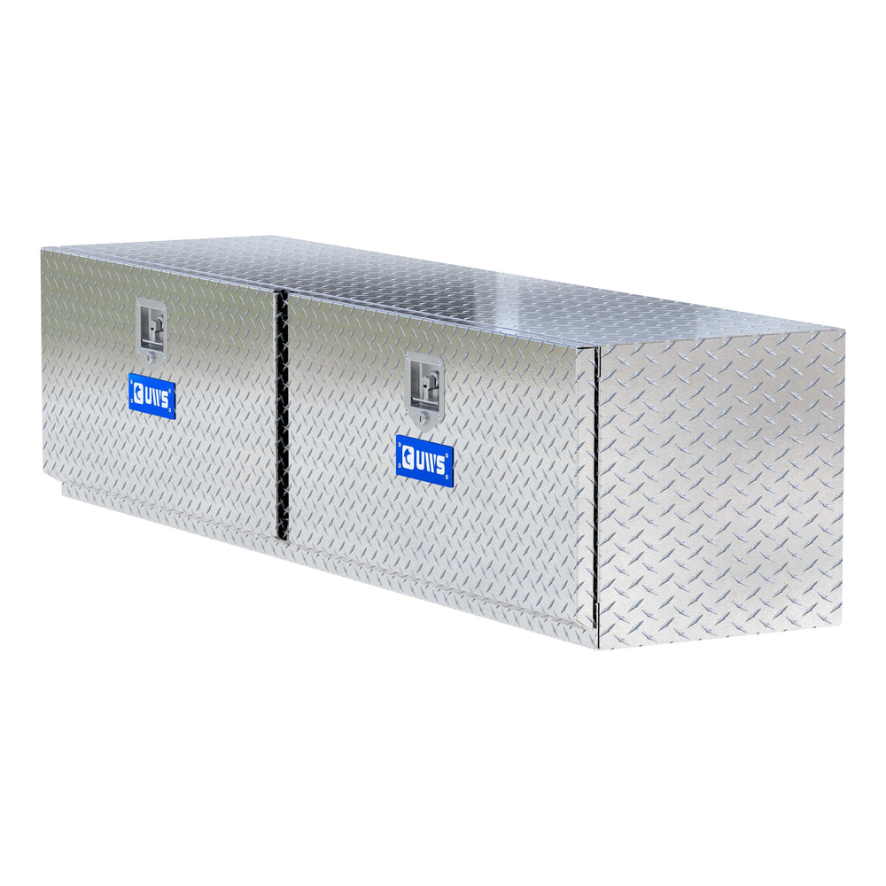 Bright Aluminum 72" Double-Door Underbody Tool Box