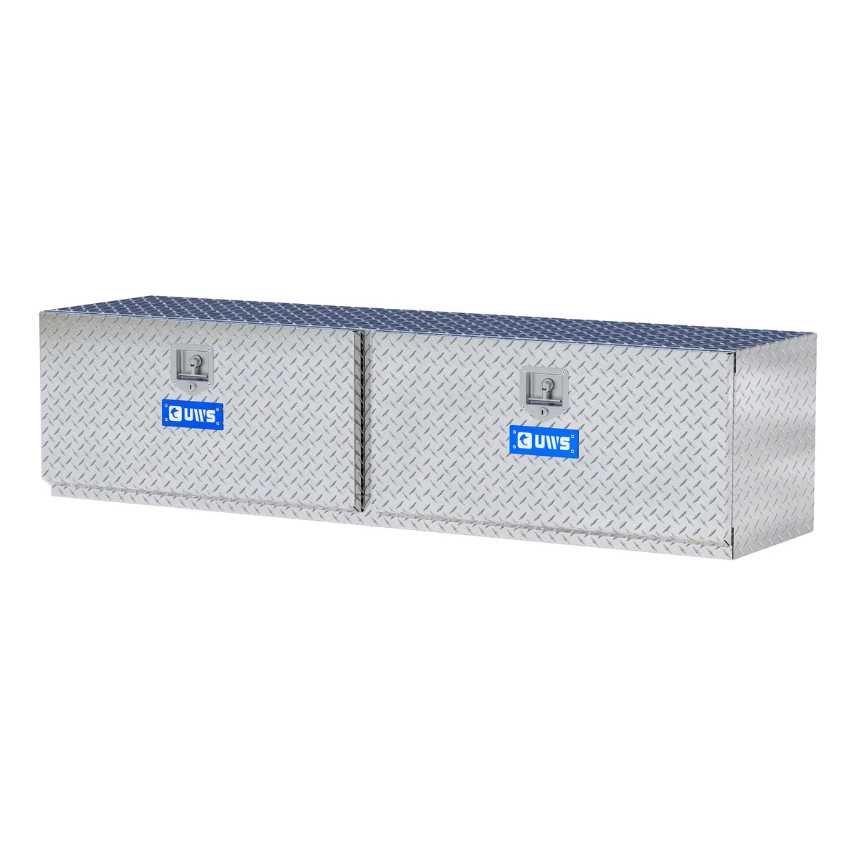 Bright Aluminum 72" Double-Door Underbody Tool Box