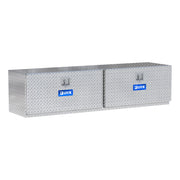 Bright Aluminum 72" Double-Door Underbody Tool Box