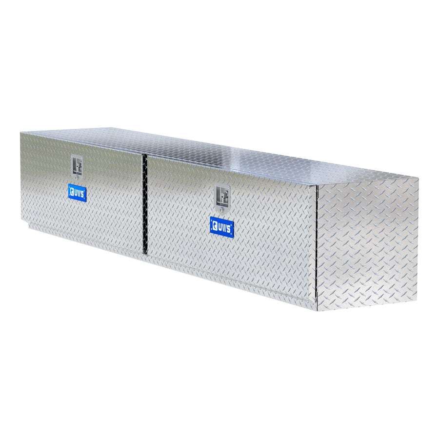 Bright Aluminum 96" Double-Door Underbody Tool Box