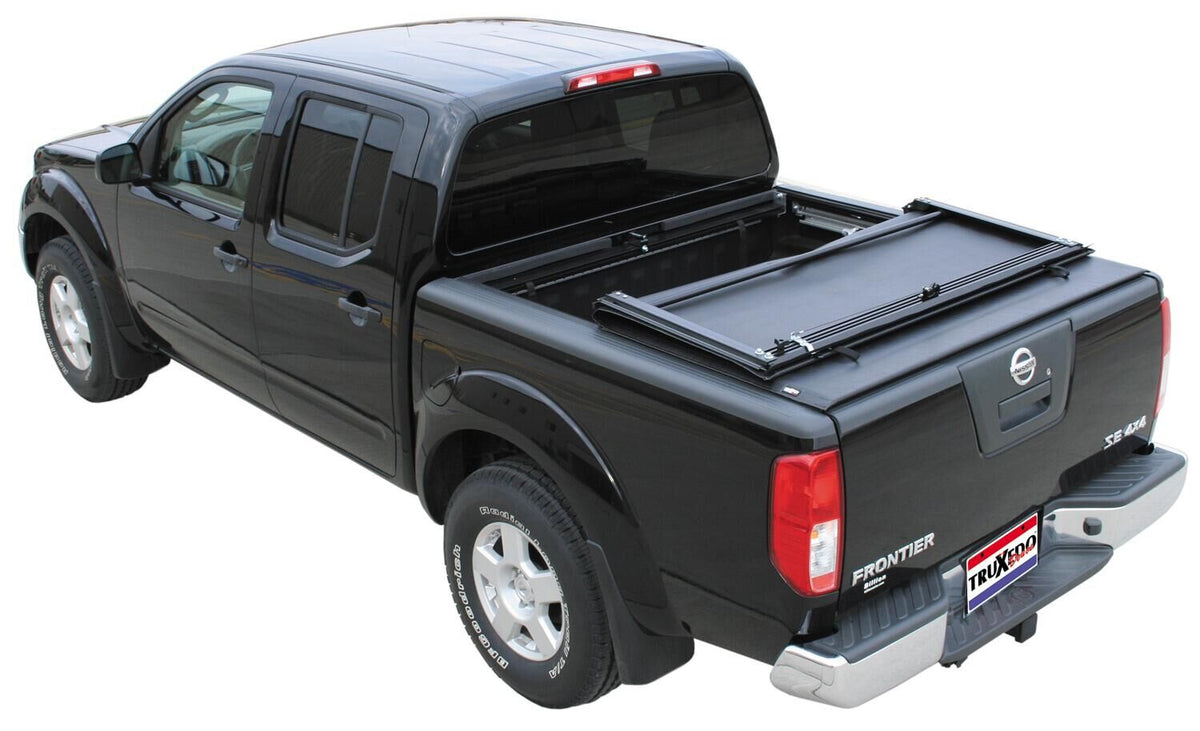 TruXedo Deuce Tonneau Cover - Black - 2005-2021 Nissan Frontier/2009-2012 Suzuki Equator 4'11" Bed