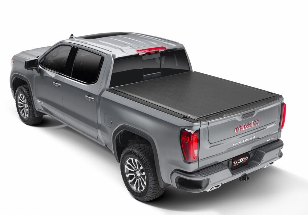 TruXedo Lo Pro Tonneau Cover - Black - 2020-2026 GMC Sierra (with CarbonPro Bed) 5' 9" Bed