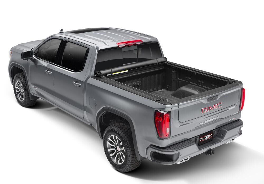 TruXedo Lo Pro Tonneau Cover - Black - 2020-2026 GMC Sierra (with CarbonPro Bed) 5' 9" Bed