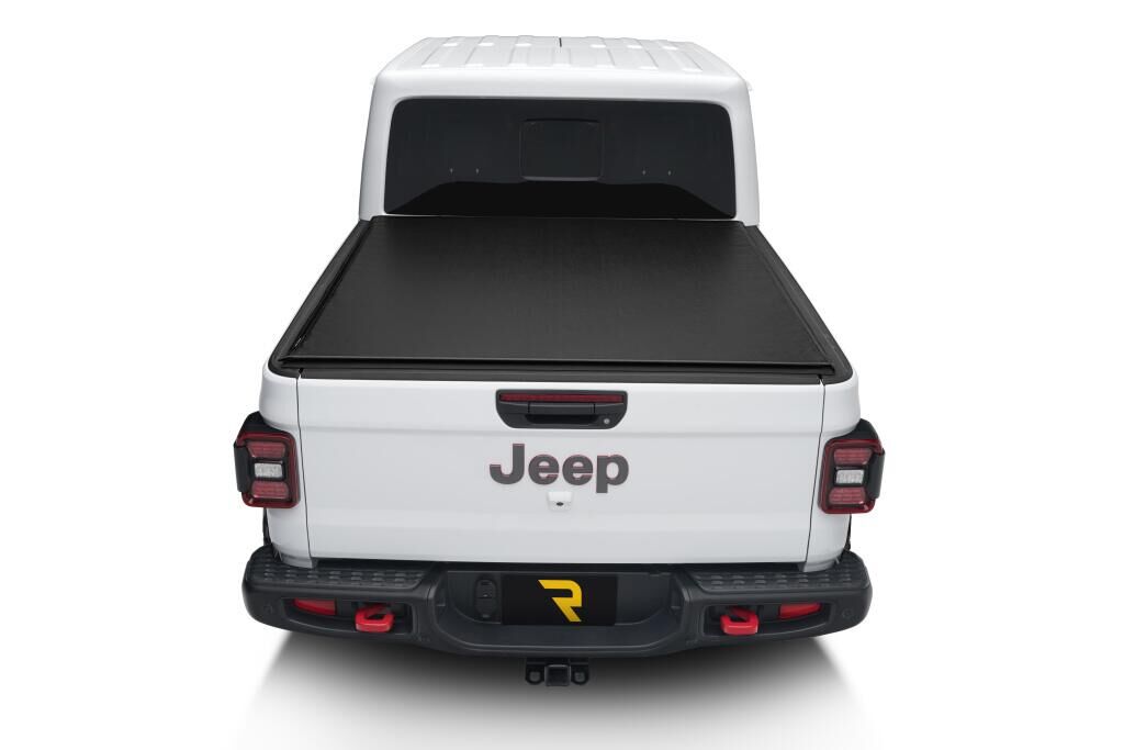 TruXedo Lo Pro Tonneau Cover - Black - 2020-2027 Jeep Gladiator with or without Trail Rail System