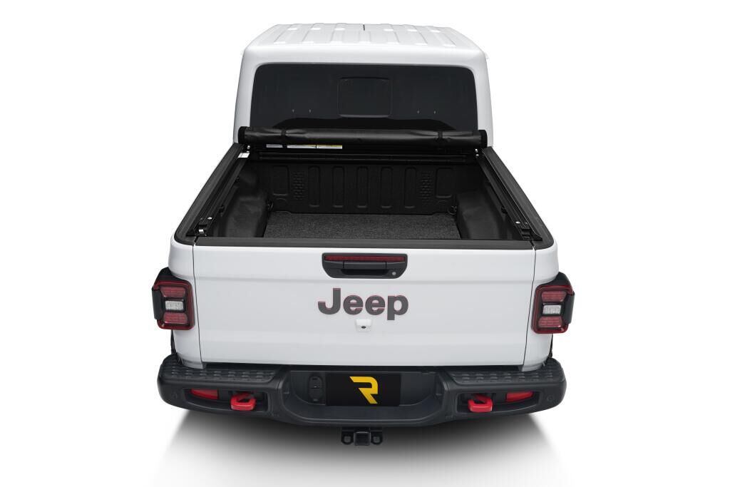 TruXedo Lo Pro Tonneau Cover - Black - 2020-2027 Jeep Gladiator with or without Trail Rail System