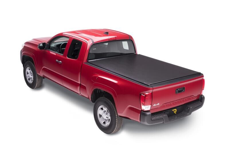 TruXedo Lo Pro Tonneau Cover - Black - 2007-2021 Toyota Tundra 8' Bed with Deck Rail System