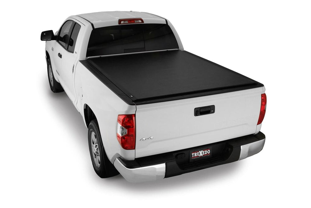 TruXedo Lo Pro Tonneau Cover - Black - 2007-2021 Toyota Tundra 6' 6" Bed with Deck Rail System