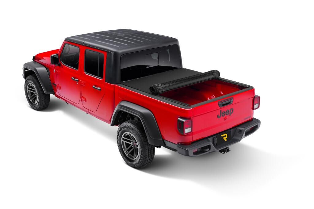 TruXedo Sentry CT Tonneau Cover - Black - 2020-2027 Jeep Gladiator with or without Trail Rail System