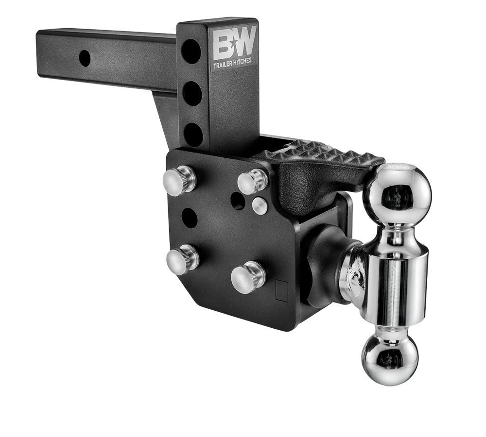 B&W 2" Blk T&S Pintle Dual Ball - Part TS10053B