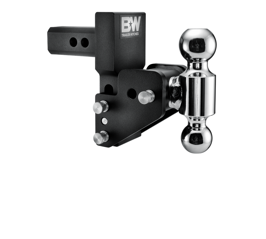 B&W 2 in Model 7 Blk T&S Dual Ball for Multi-Pro Tailgate - Part TS10063BMP