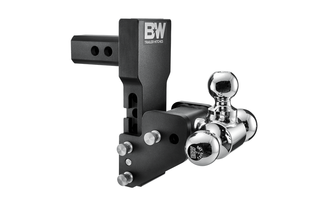 B&W 2 in Model 9 Blk T&S Tri Ball for Multi-Pro Tailgate - Part TS10066BMP
