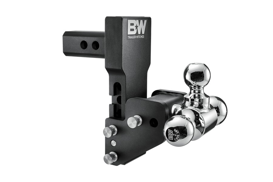 B&W 2 in Model 9 Blk T&S Tri Ball for Multi-Pro Tailgate - Part TS10066BMP
