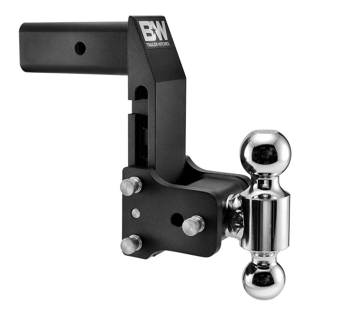 B&W 2.5 Model 10 Blk T&S Dual Ball for Multi-Pro Tailgate - Part TS20066BMP