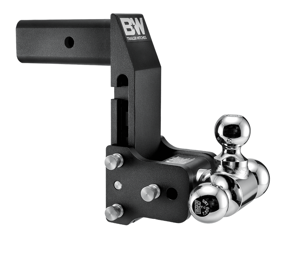B&W 2.5 Model 10 Blk T&S Tri Ball for Multi-Pro Tailgate - Part TS20067BMP
