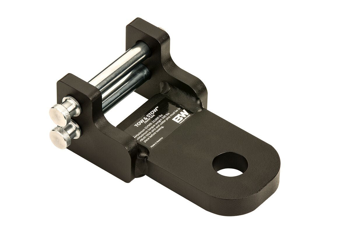 B&W Draw Bar 2" Black - Part TS35100B