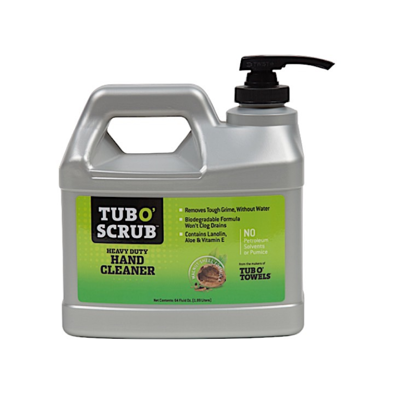 Tub O' Towels Tub O' Scrub Heavy Duty Hand Cleaner 1/2 Gallon Pump Bottle (TS64)