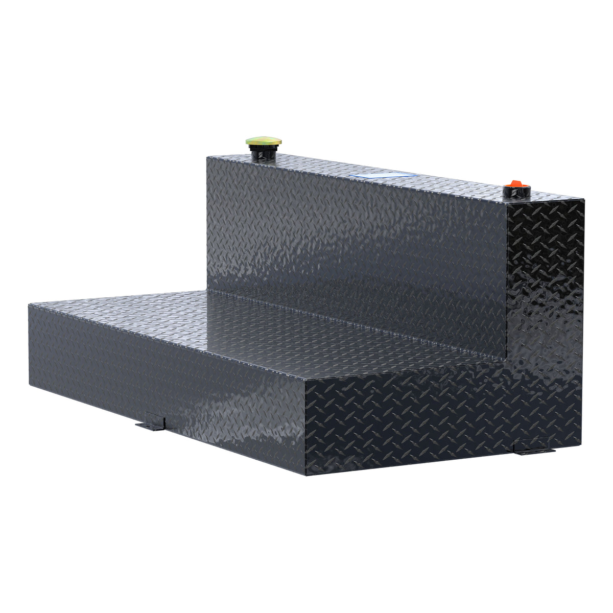 Gloss Black 100-Gallon L-Shape Aluminum Transfer Tank