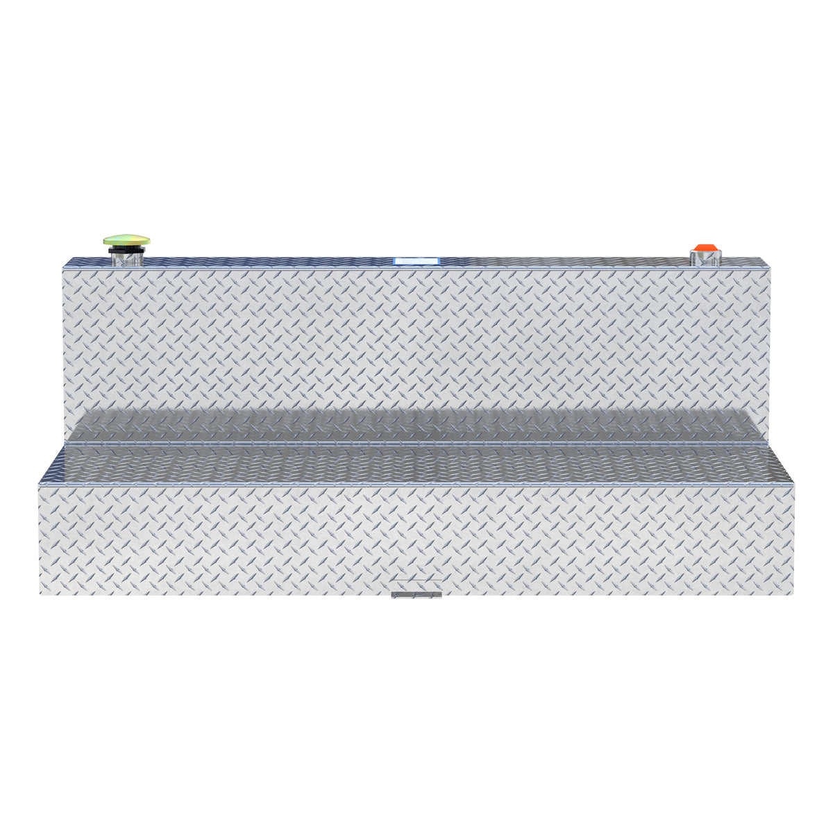 100-Gallon L-Shape Bright Aluminum Transfer Tank