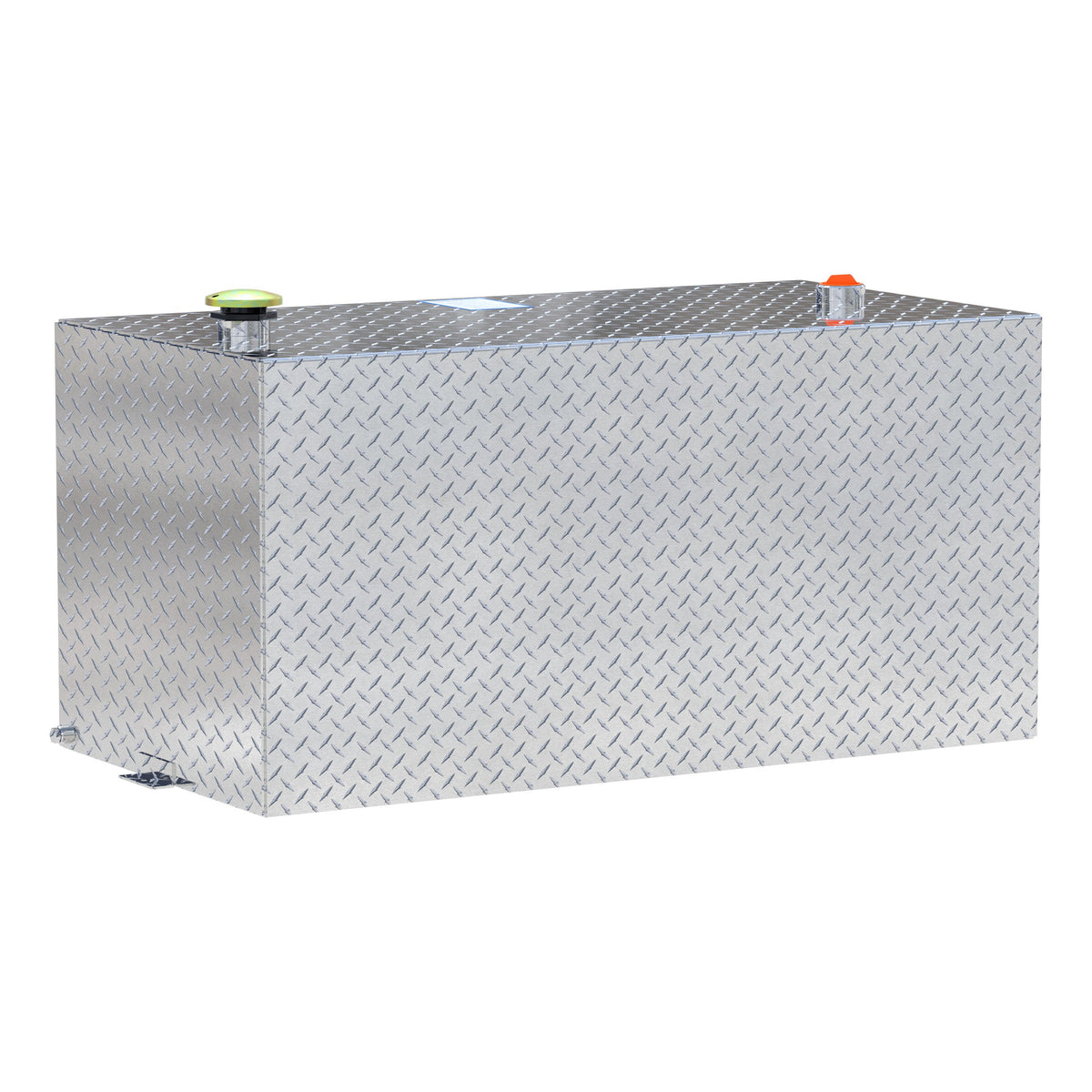 100-Gallon Rectangle Bright Aluminum Transfer Tank