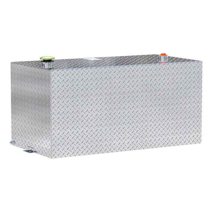 100-Gallon Rectangle Bright Aluminum Transfer Tank