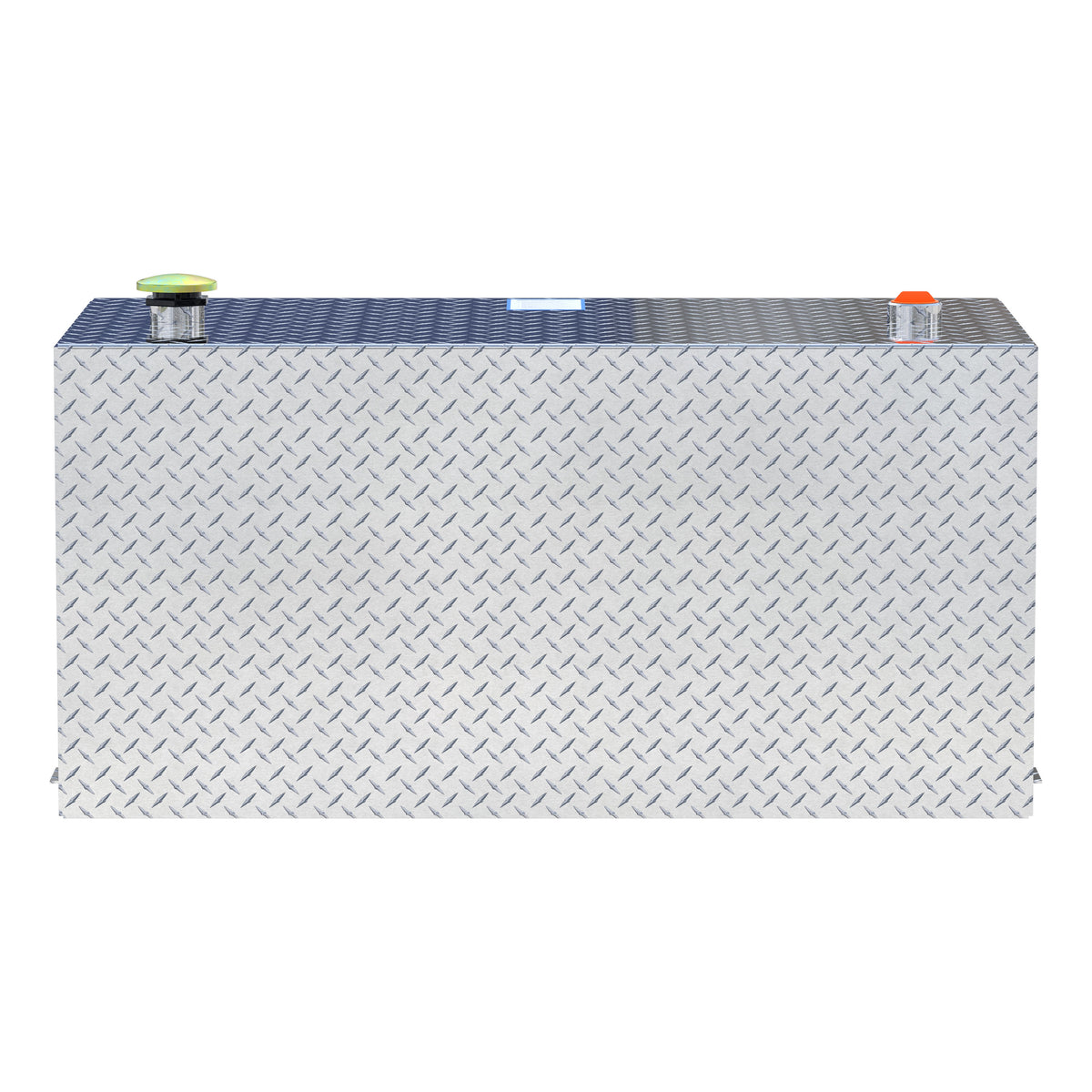 100-Gallon Rectangle Bright Aluminum Transfer Tank