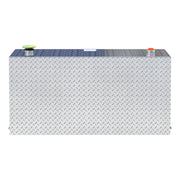 100-Gallon Rectangle Bright Aluminum Transfer Tank