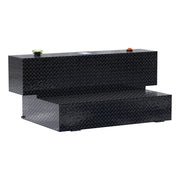 Gloss Black Hammerhead-Style 100-Gallon Aluminum L-Shape Transfer Tank