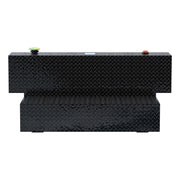 Gloss Black Hammerhead-Style 100-Gallon Aluminum L-Shape Transfer Tank