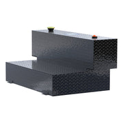 Gloss Black Hammerhead-Style 100-Gallon Aluminum L-Shape Transfer Tank