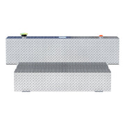 Hammerhead-Style 100-Gallon Bright Aluminum L-Shape Transfer Tank