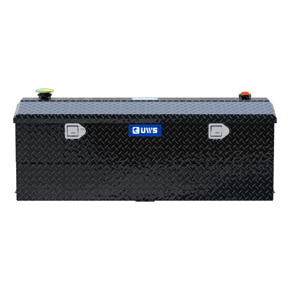 Gloss Black 45-Gallon Combo Aluminum Transfer Tank