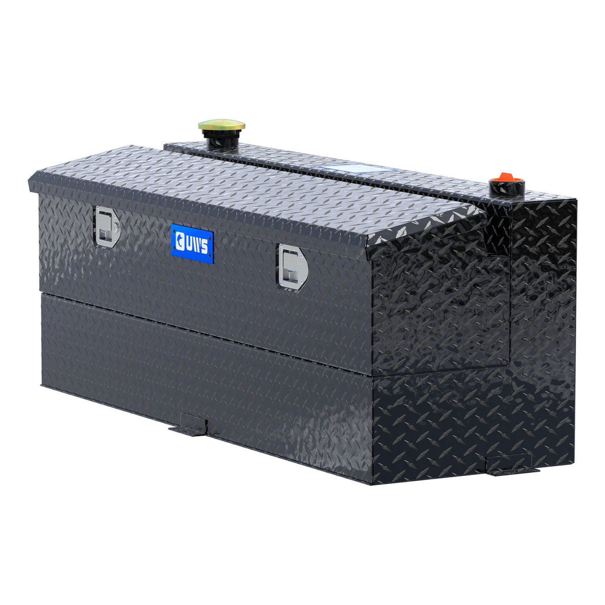 Gloss Black 45-Gallon Combo Aluminum Transfer Tank