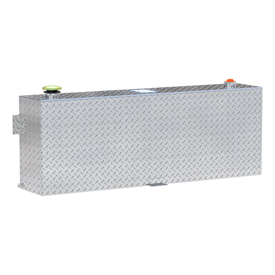 45-Gallon Rectangle Bright Aluminum Transfer Tank