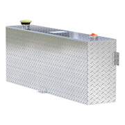 45-Gallon Rectangle Bright Aluminum Transfer Tank