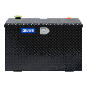 Gloss Black 50-Gallon Combo Aluminum Transfer Tank