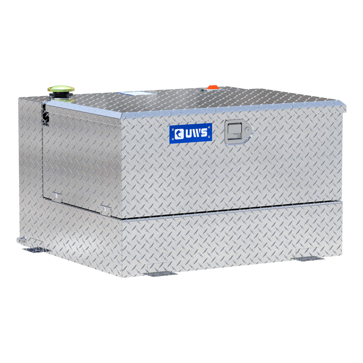 50-Gallon Combo Bright Aluminum Transfer Tank