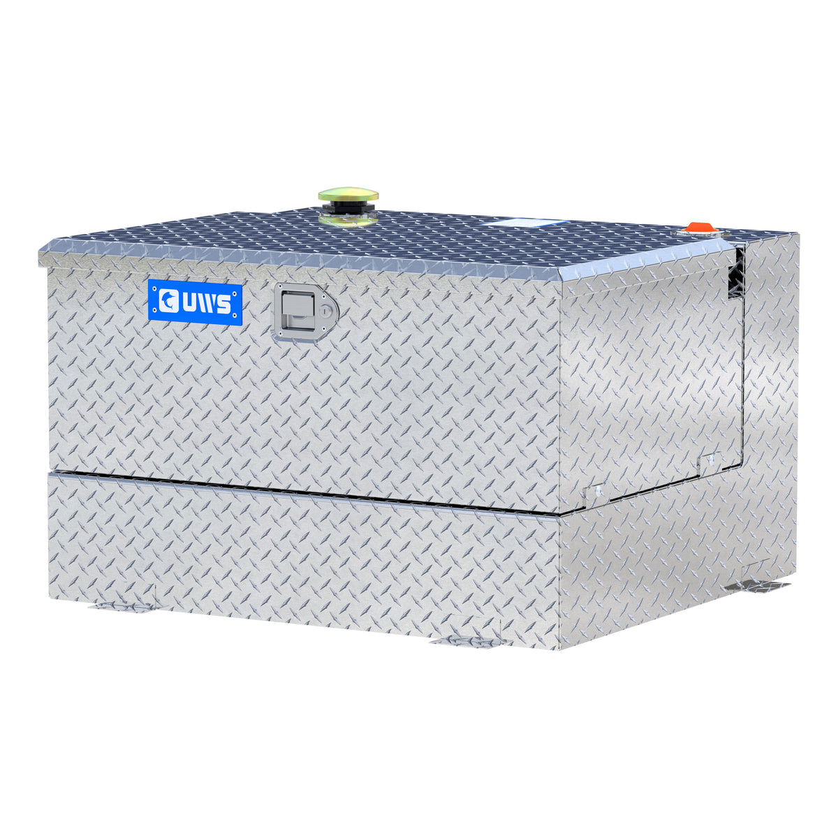 50-Gallon Combo Bright Aluminum Transfer Tank