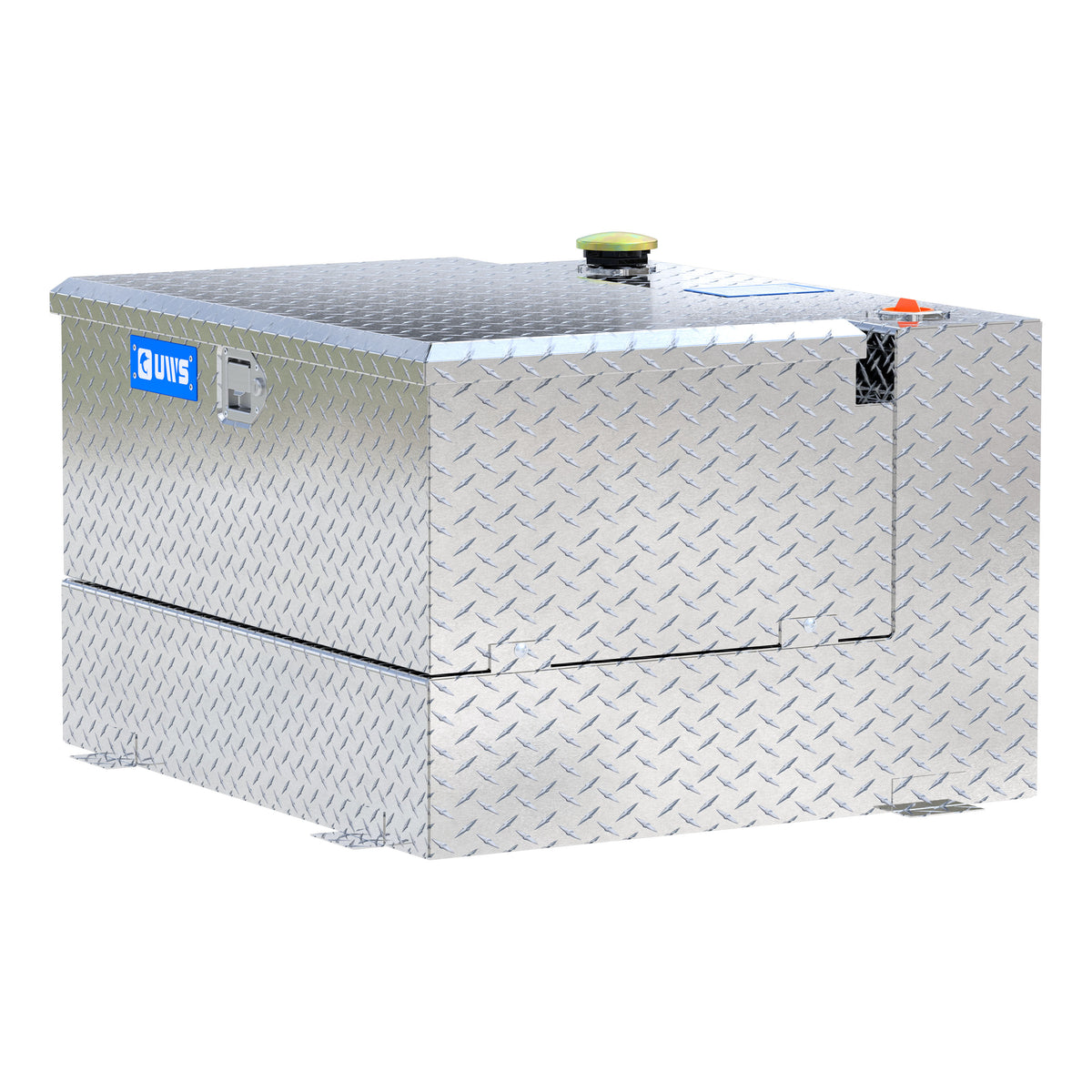 50-Gallon Combo Bright Aluminum Transfer Tank