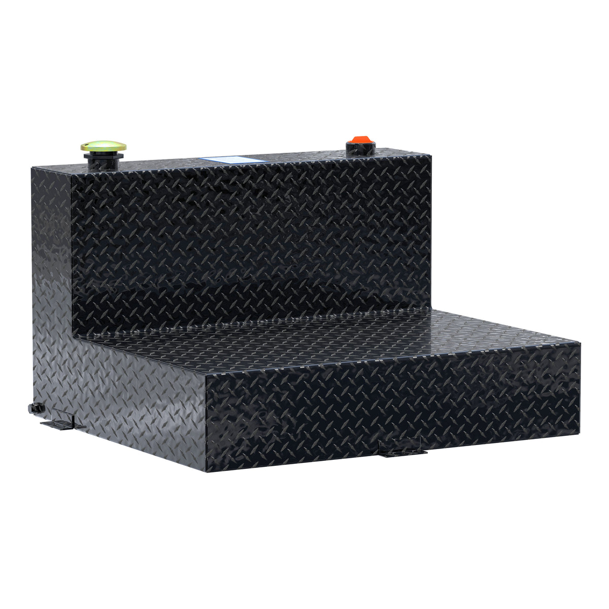 Gloss Black 50-Gallon L-Shape Aluminum Transfer Tank