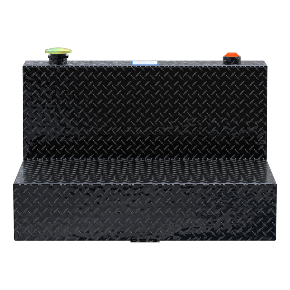 Gloss Black 50-Gallon L-Shape Aluminum Transfer Tank