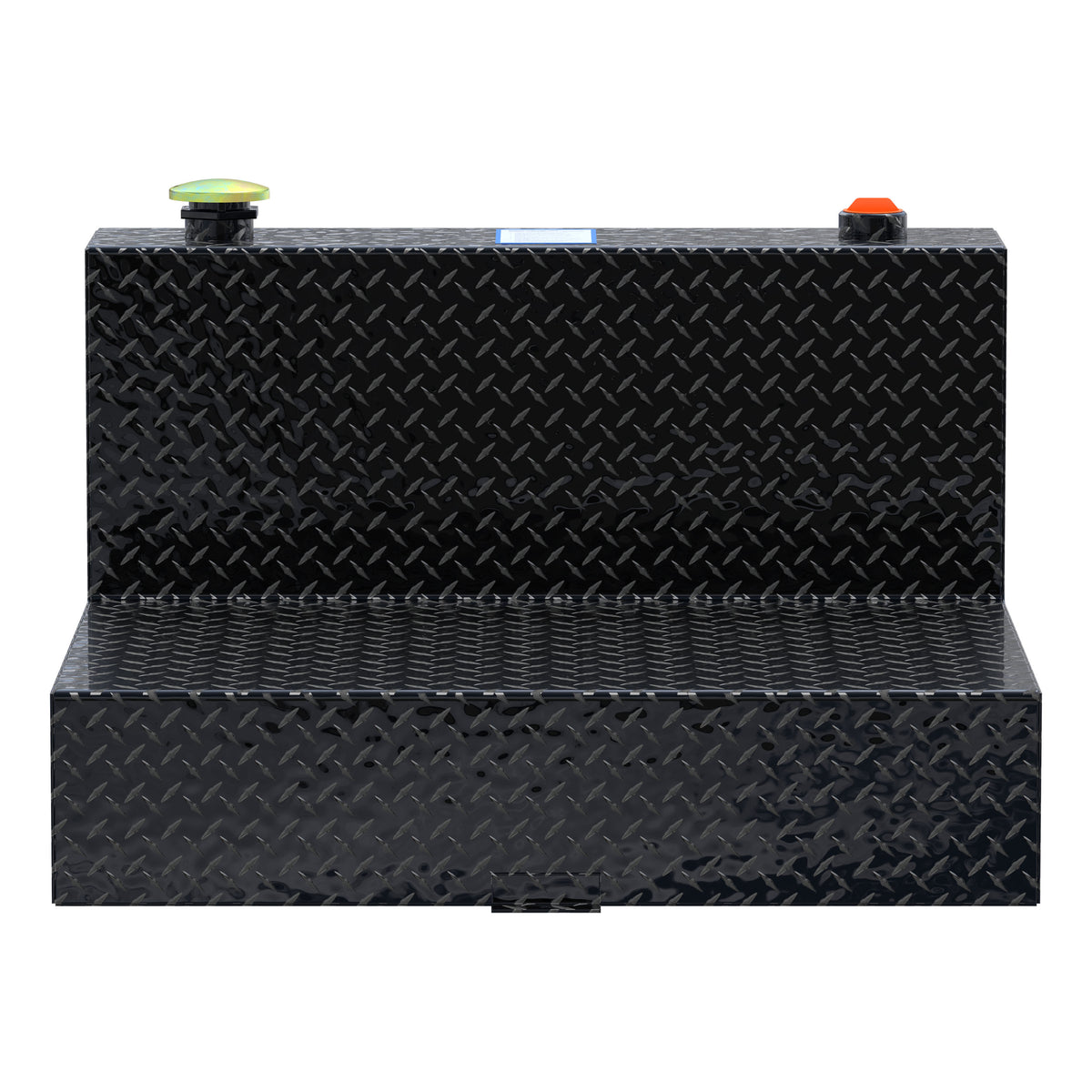 Gloss Black 50-Gallon L-Shape Aluminum Transfer Tank