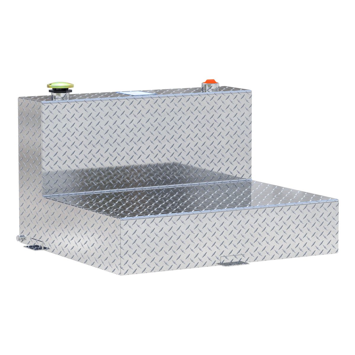 50-Gallon L-Shape Bright Aluminum Transfer Tank
