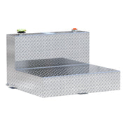50-Gallon L-Shape Bright Aluminum Transfer Tank