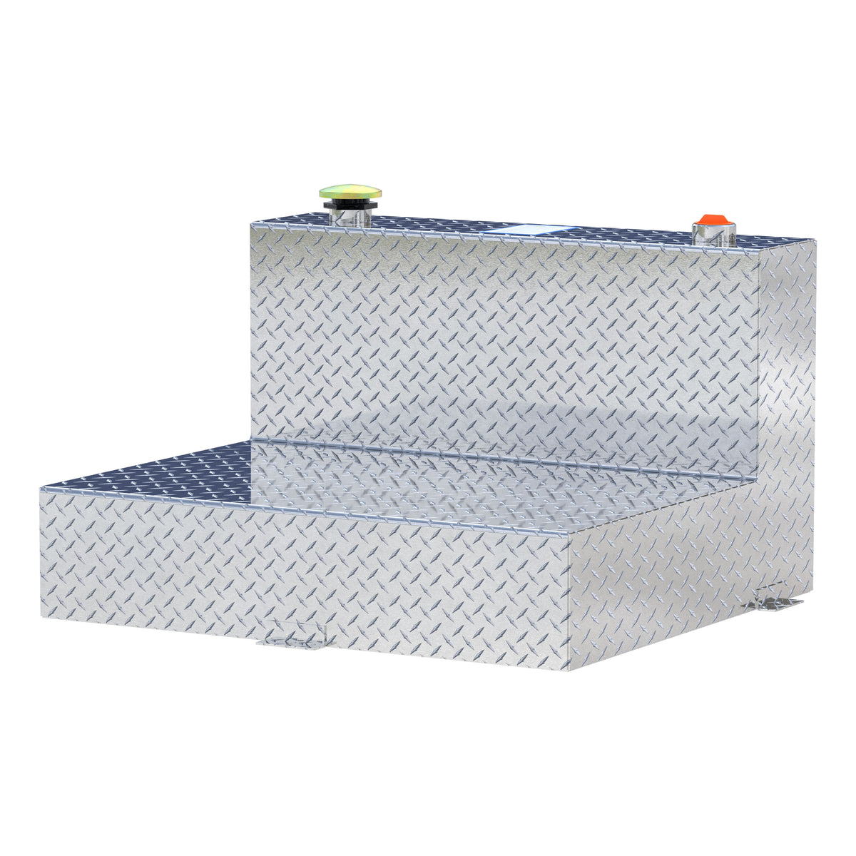 50-Gallon L-Shape Bright Aluminum Transfer Tank