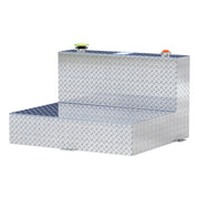 50-Gallon L-Shape Bright Aluminum Transfer Tank