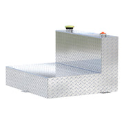 50-Gallon L-Shape Bright Aluminum Transfer Tank