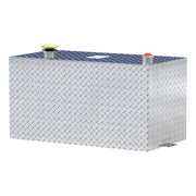 50-Gallon Rectangle Bright Aluminum Transfer Tank