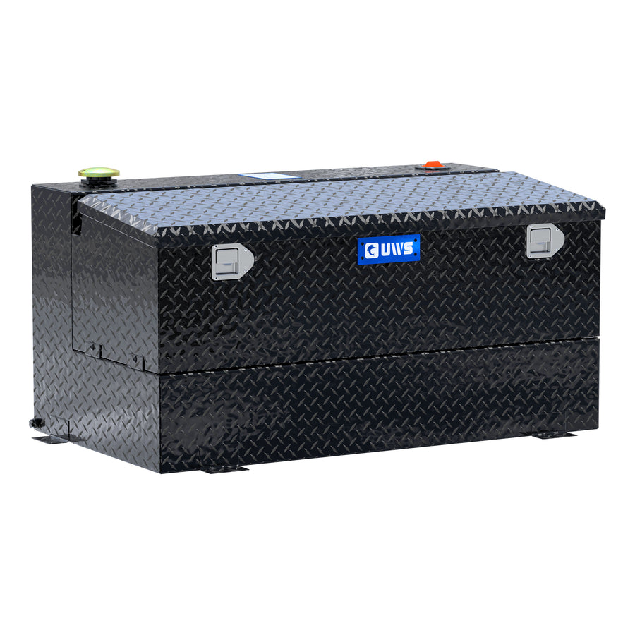 Gloss Black 75-Gallon Combo Aluminum Transfer Tank