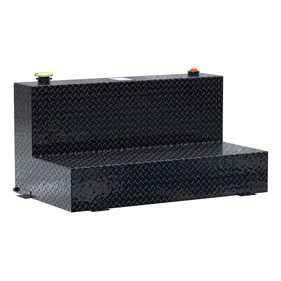 Gloss Black 75-Gallon L-Shape Aluminum Transfer Tank